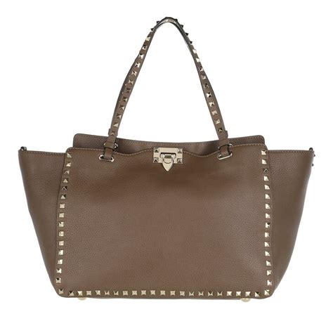 valentino rockstud shopping bag